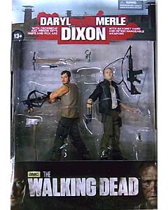 パッケージ傷み特価 McFARLANE TOYS THE WALKING DEAD TV 5インチアクションフィギュア SERIES 4 DIXON BROTHER 2PACK